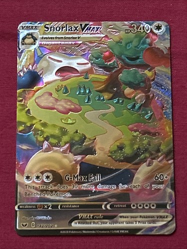 Snorlax vmax holographic shiny - snorlax,
