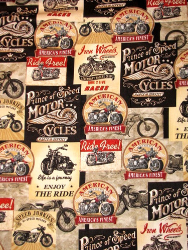 Bike motorcycle fabric yard - fabric,