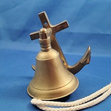 Vintage solid brass anchor - vintage,
