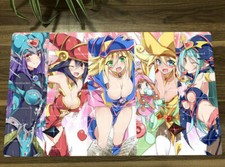 HOT Yugioh Playmat Dark Magician Girl Duel Battlefield TCG CCG Mat & Bag Gift
