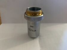 leitz wetzlar microscope Objective lens x10/0.25