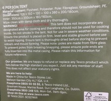 Tesco Outdoor 6 Person