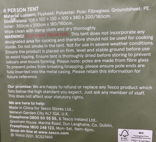 Tesco outdoor person - tesco, 6