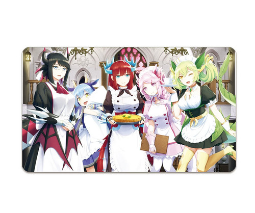 Hot ygo playmat dragonmaid - ygo,