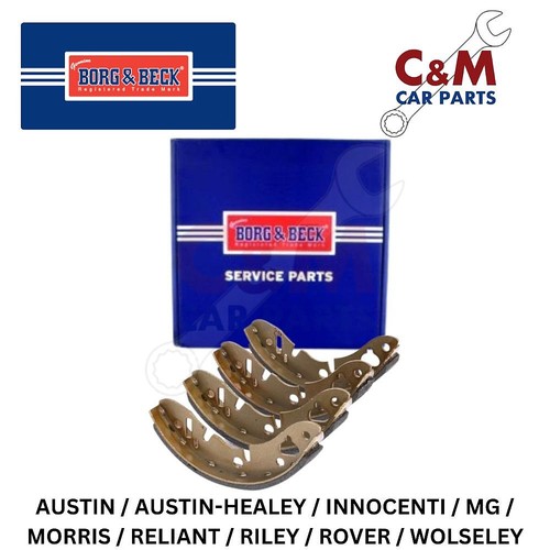 Rear brake shoes set - shoes, of