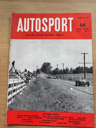 Autosport magazine 14 august - magazine,