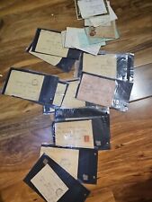 32 pcs antique French envelopes with stamps and 16 pcs letters from WW1 WW2