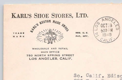 1940 karl shoe stores - shoe, karl's
