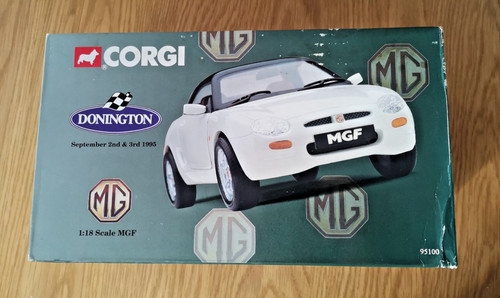 Corgi mgf donington 1995 - corgi,