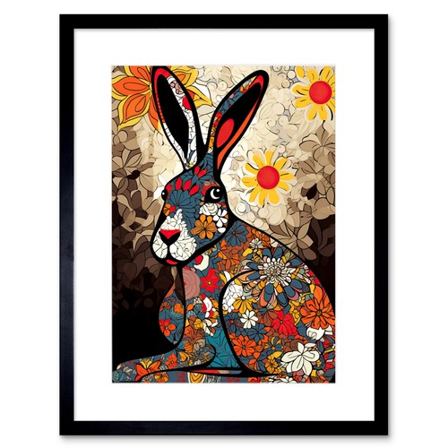 The floral hare flower power - the,