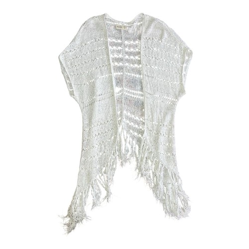 Crochet cardigan white - cardigan,