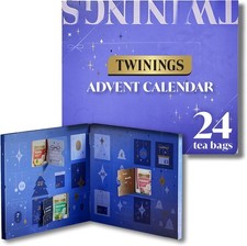Twinings Advent Calendar 2025 Premium Selection, 24 Delightful Infusion Tea Bags