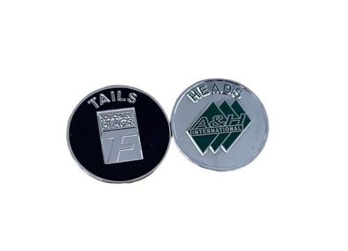 Metal referee flip coin - metal,