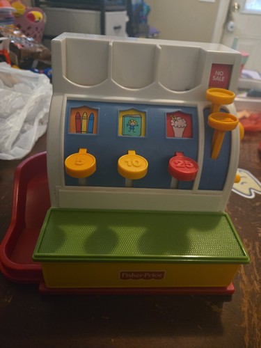 Fisher price vintage toy cash - fisher-price,