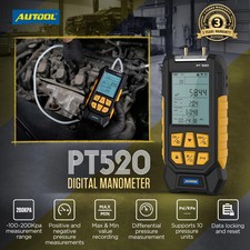 Pt520 digital manometer dual - digital,