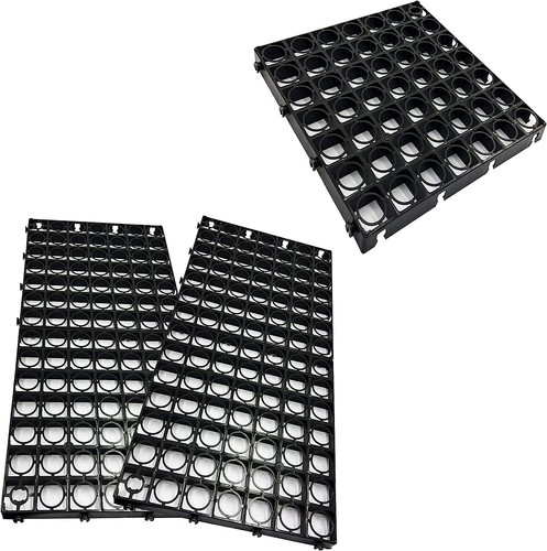 Black plastic drainage mat - 8, x