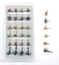 Winged dry flies x24 - flies,