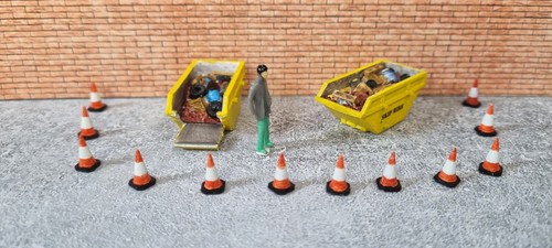 Road cones set oo - road, of