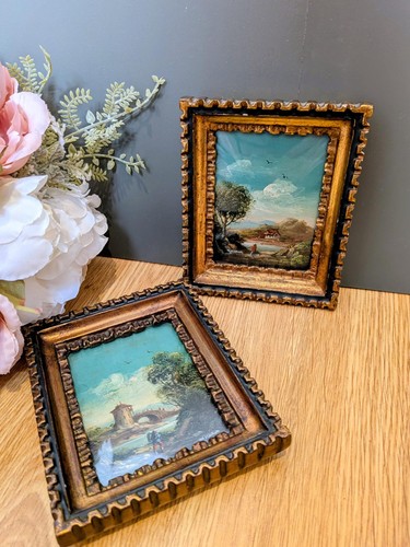 Pair italian gilt - italian,