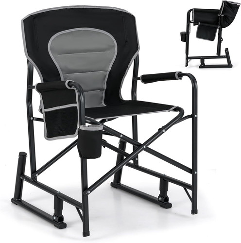 Outdoor rocker camping chair - outdoor,