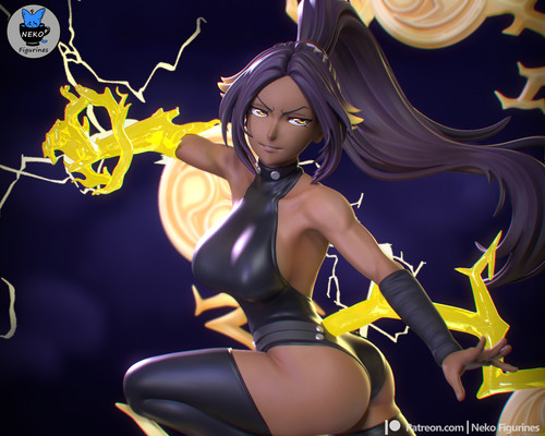 Yoruichi bleach anime 3d - yoruichi,