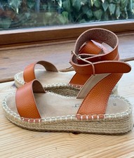 BIO SOFT Tan Leather Wedge