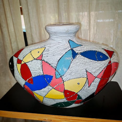 Marcello fantoni ceramic - ceramic, vase
