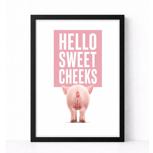 Funny bathroom print nice - bathroom,