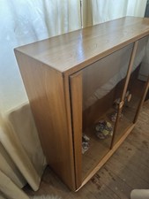 Ercol Display Cabinet / Glass