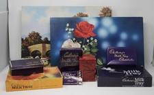 Selection Of Cadbury Milk Tray Advertising - 9 Boxes & 1 Wrapper 1930s - 1970s