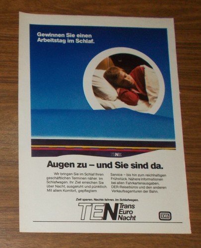 Rare advertising deutsche - rare, bahn