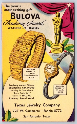 Bulova academy award watch - academy,
