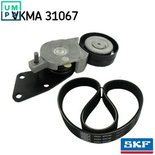 Vribbed belt set vkma 31067 - set,