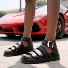 Ladies Womens Flatform