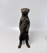 Genuine Bronze Resin Meerkat