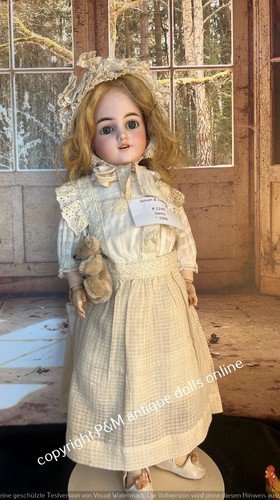 Antique porcelain head doll - porcelain,