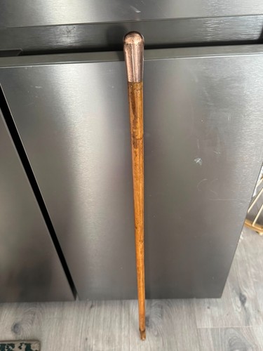 Antique bamboo walkingstick - antique,