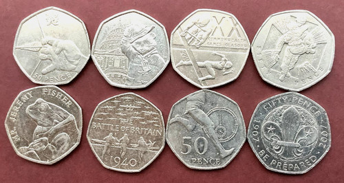 50p coins olympic - 50p,