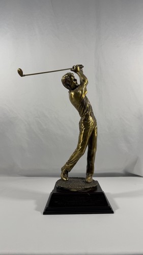 Inch bronze golfer statue - inch,