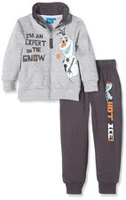 Boys Disney Frozen Olaf Tracksuit / Jogging Set Grey