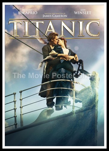 Titanic movie poster - a2, a3