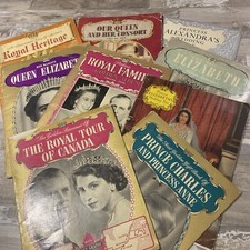 The Royal Family Queen Elizabeth Souvenir Pitkins Pictorial Bundle Princess 