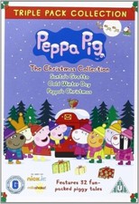 PEPPA PIG TRIPLE - The Christmas Collection 3 Disc - NEW SEALED - FREE POST