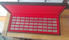 John Pinches 50x Pewter Ingots NRM GREAT BRITISH LOCOMOTIVES Inaugural Edition