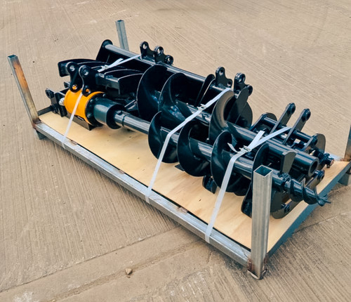Mini digger auger attachment - auger, +
