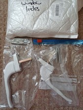 Window Locks x 2 for Upvc White Windows.  Amaxon 2024. Check size in diagram.