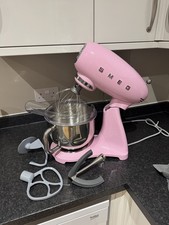 SMEG Stand Mixer PINK With Attachments