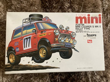 LS Austin Mini Cooper S MK-II Rally MonteCarlo Motorised Model Kit Unbuilt Lot 1