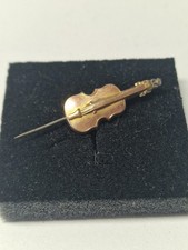 ANTIQUE 9ct 375 GOLD VIOLIN