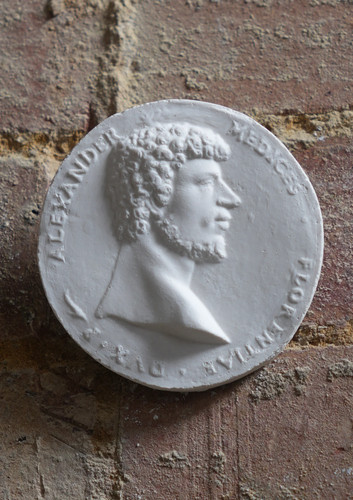 Handmade plaster cast relief - plaster,